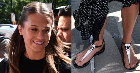 alicia vikander feet|Alicia Vikanders Sexy Feet Promote Jason Bourne in South。